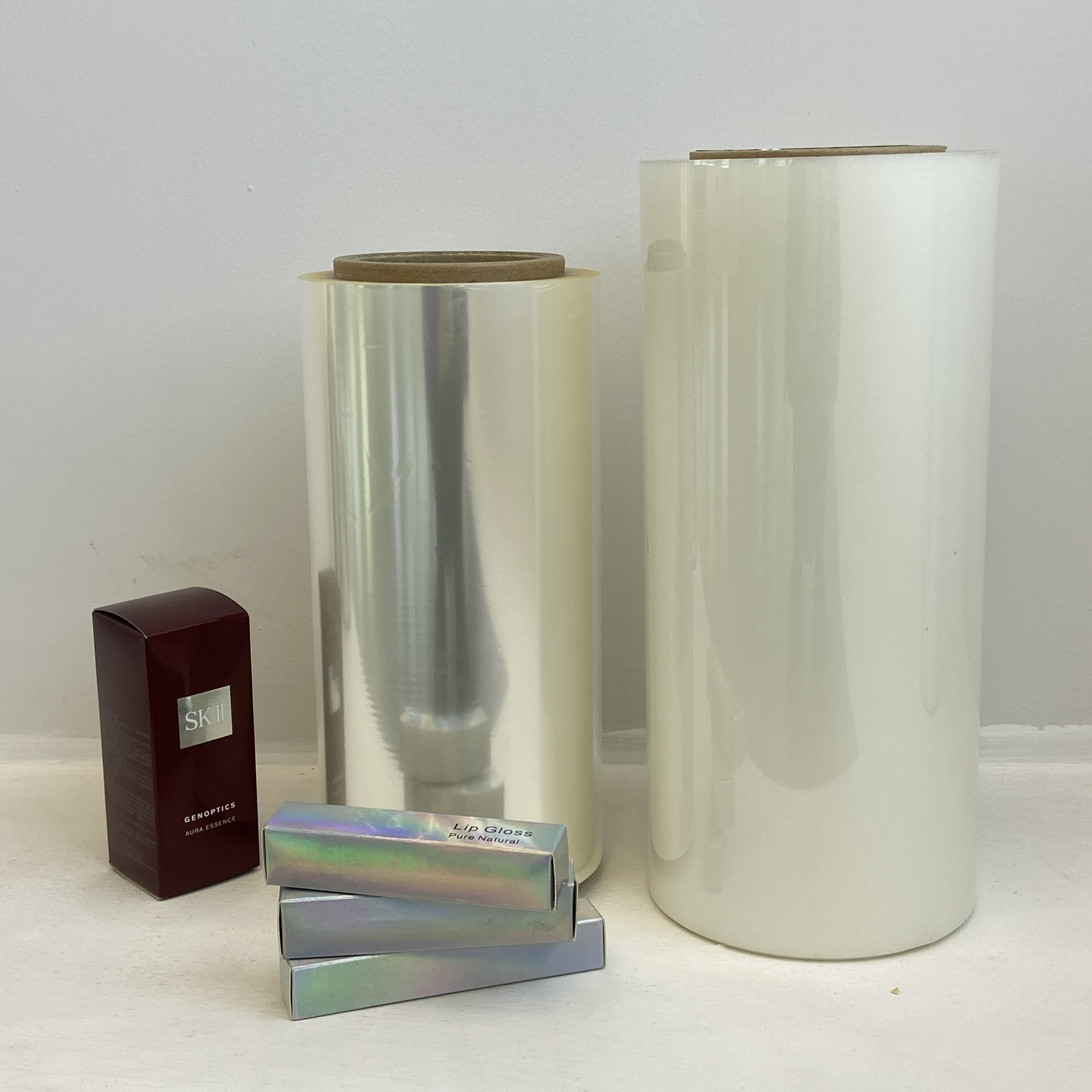 Free Sample 40um 50um BOPET Plastic Film Roll For Lamination And Food ...