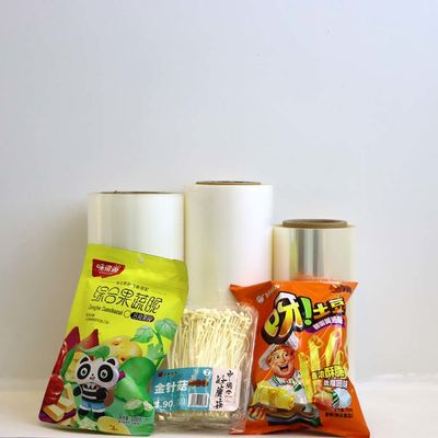 Harga yang bagus Film Polypropylene Bi-Oriented Transparent Gloss Film BOPP Untuk Produksi Pita on line