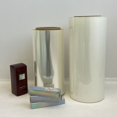 Bon prix échantillon gratuit 40um 50um BOPET rouleau de film plastique pour la stratification et l'emballage alimentaire en ligne