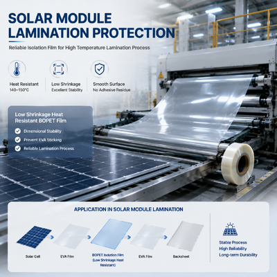 品質 Low Temperature Low Shrinkage BOPET Base Film Heat Stabilized for Thermal Transfer Ribbon 工場