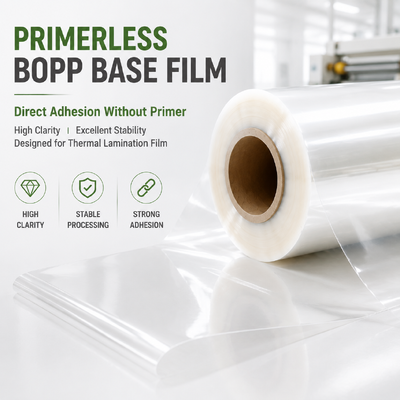 품질 BOPP Primerless Base Film Co Extruded Skin Layer For Direct EVA Extrusion No Primer Needed 공장